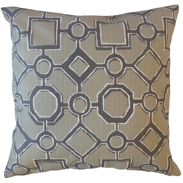 Wenda Geometric Throw Pillow Basket