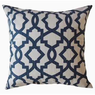 Zajic Geometric Throw Pillow Navy - Bed Bath & Beyond - 27370264