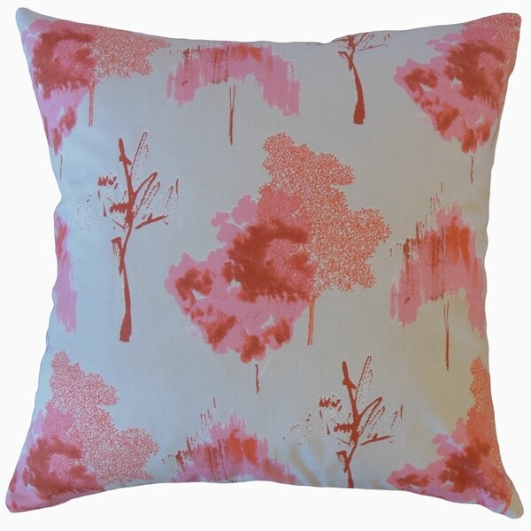 Kaira Ikat Throw Pillow Sunset