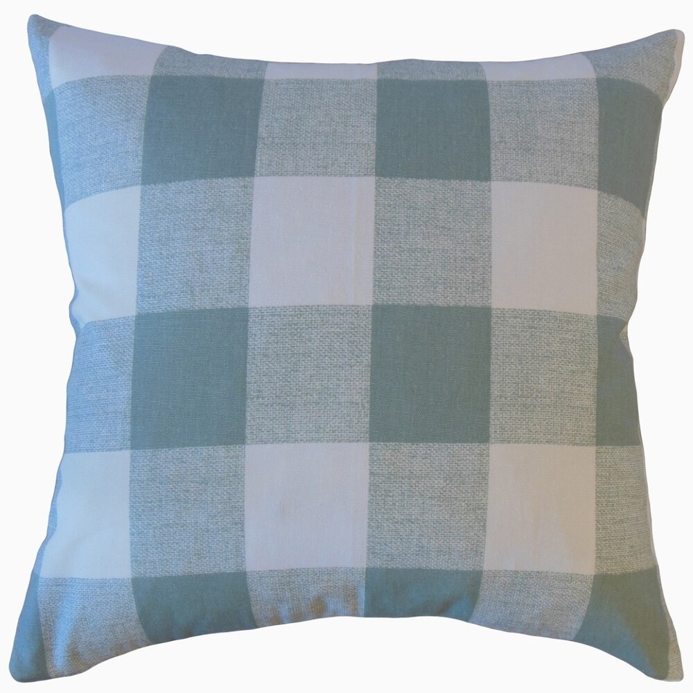 Jaspen Plaid Throw Pillow Waterbury Starfish Harbor Square Throw Pillow