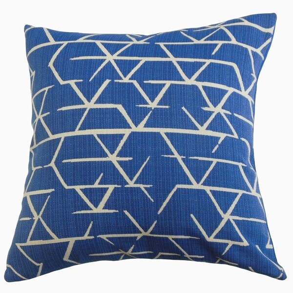 Umatilla Geometric Throw Pillow Ocean