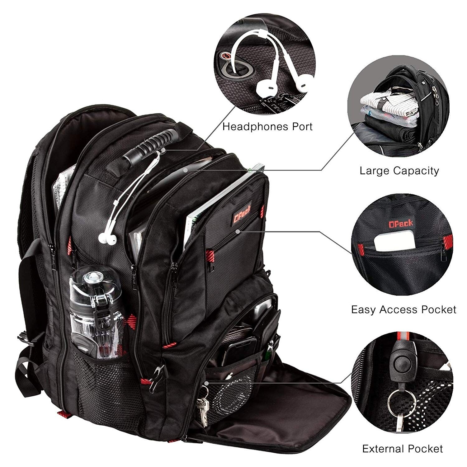 extra large capacity backpack