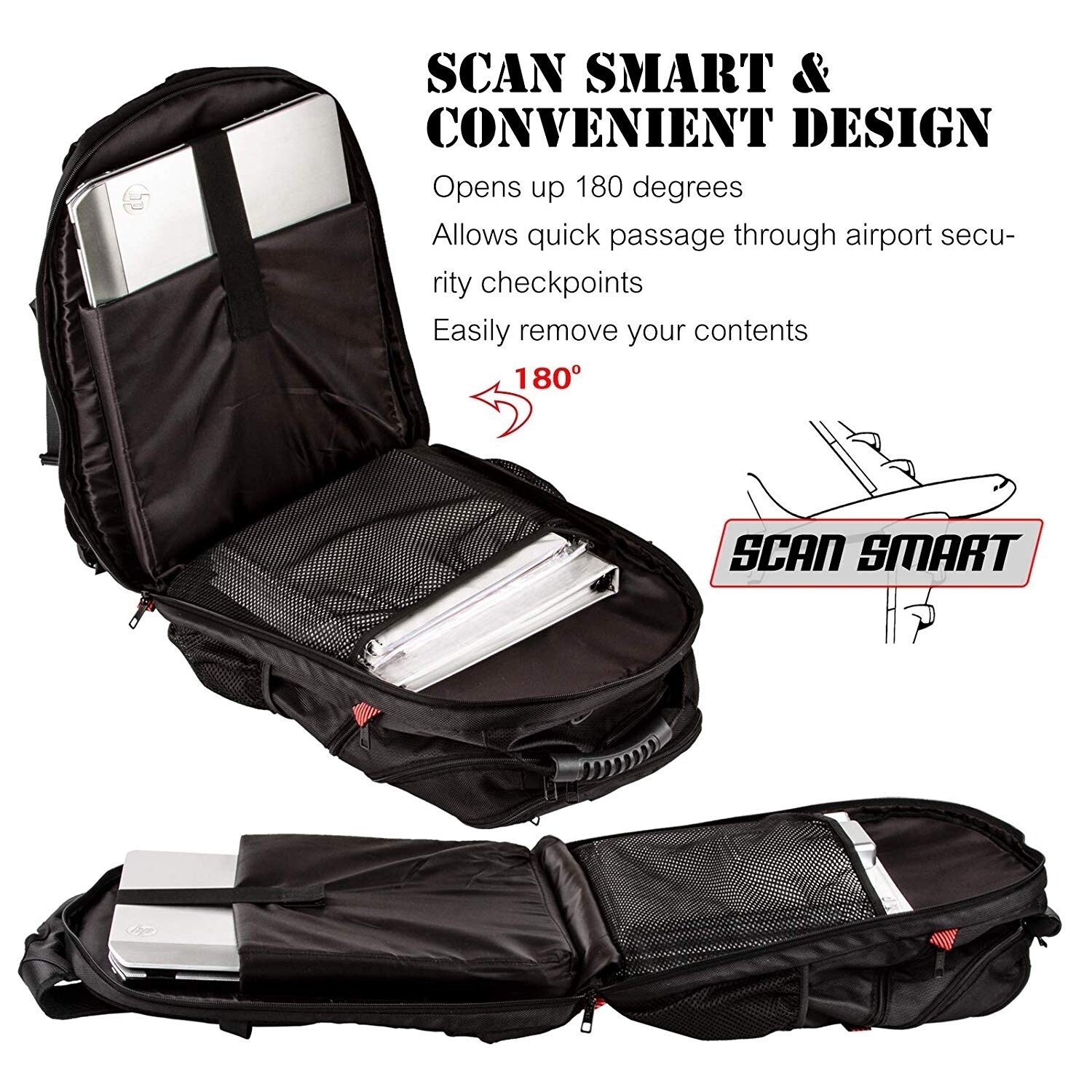 rolling backpack with usb charger