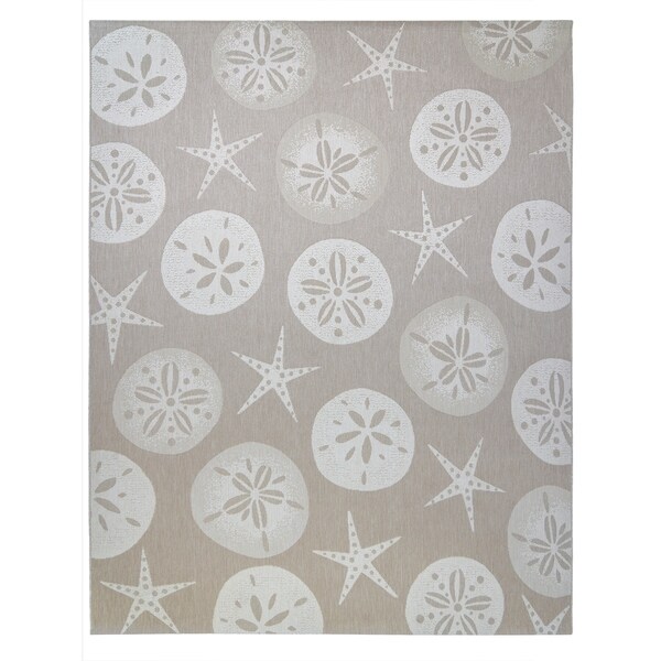 Avenue 33 Paseo Starfish Beige Area Rug (5'x7') by Gertmenian - 5' x 7'