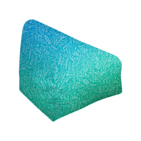 Katelyn Elizabeth Blue & Green Ditsy Floral Pattern Bean Bag