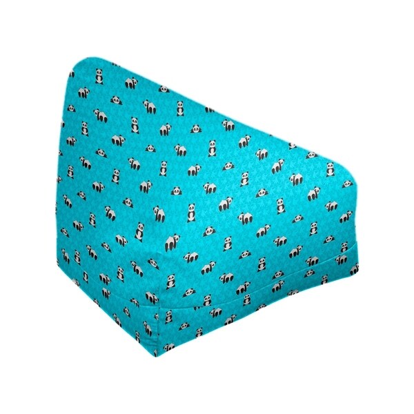 Katelyn Elizabeth Blue Panda Pattern Bean Bag