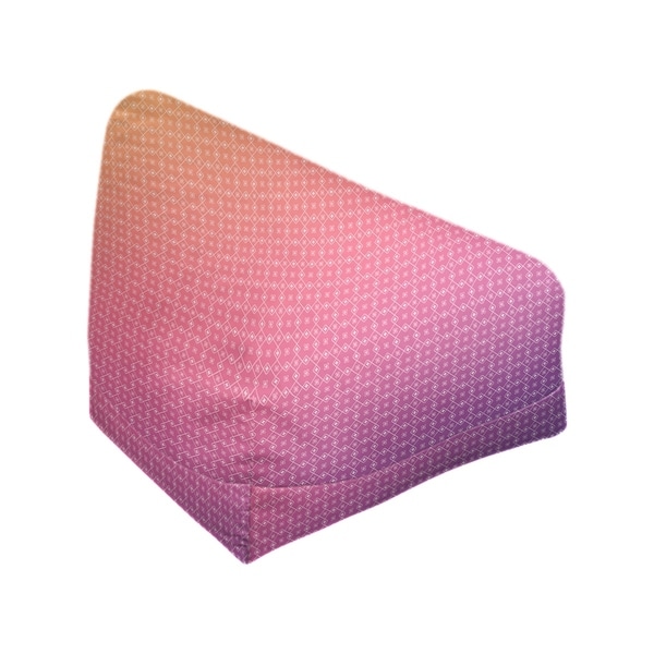 Katelyn Elizabeth Purple & Yellow Doily Pattern Bean Bag