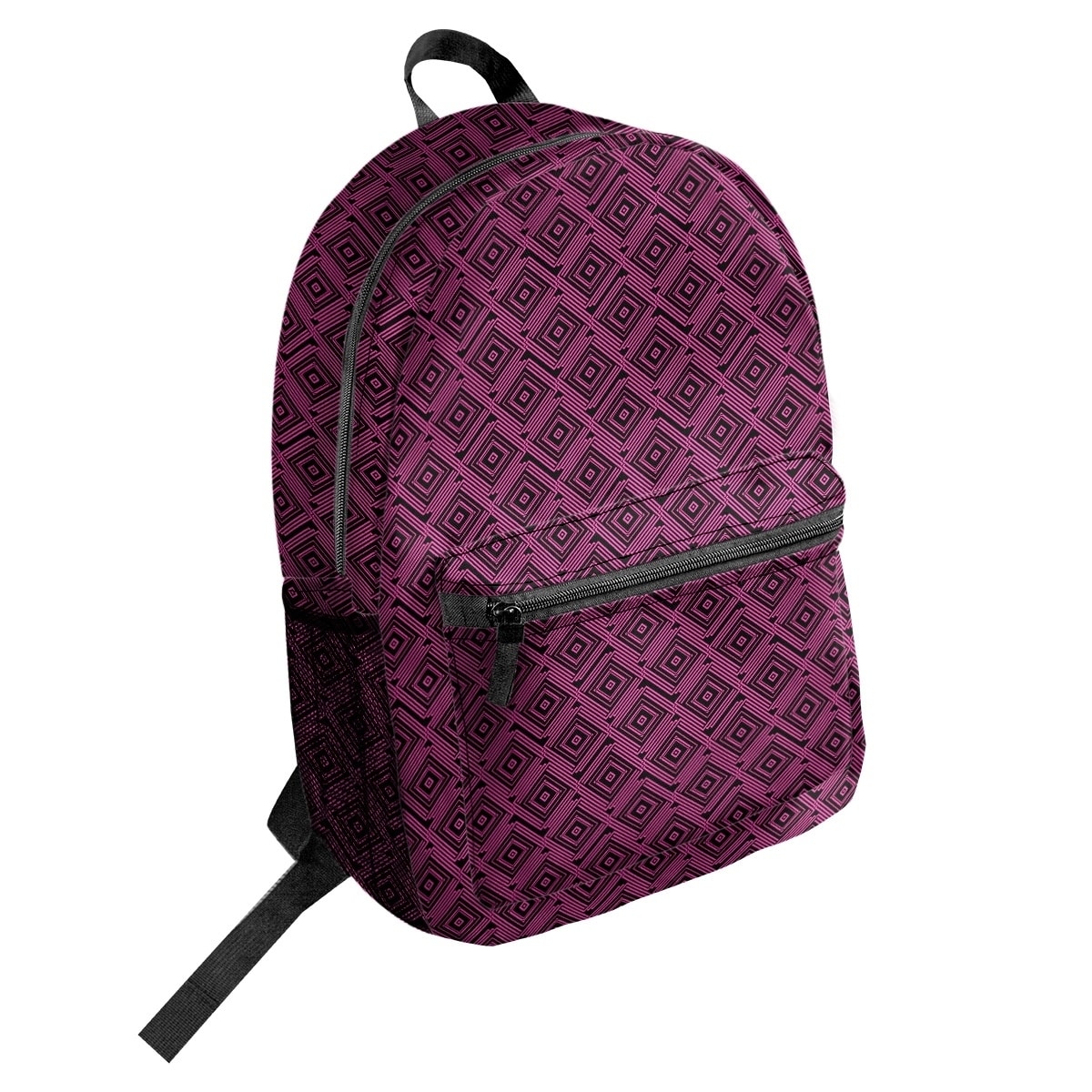 pink square backpack