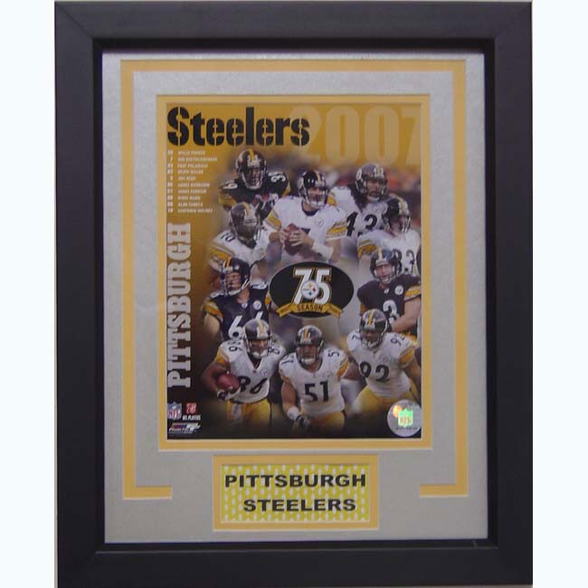 Pittsburgh Steelers 2007 Deluxe Frame