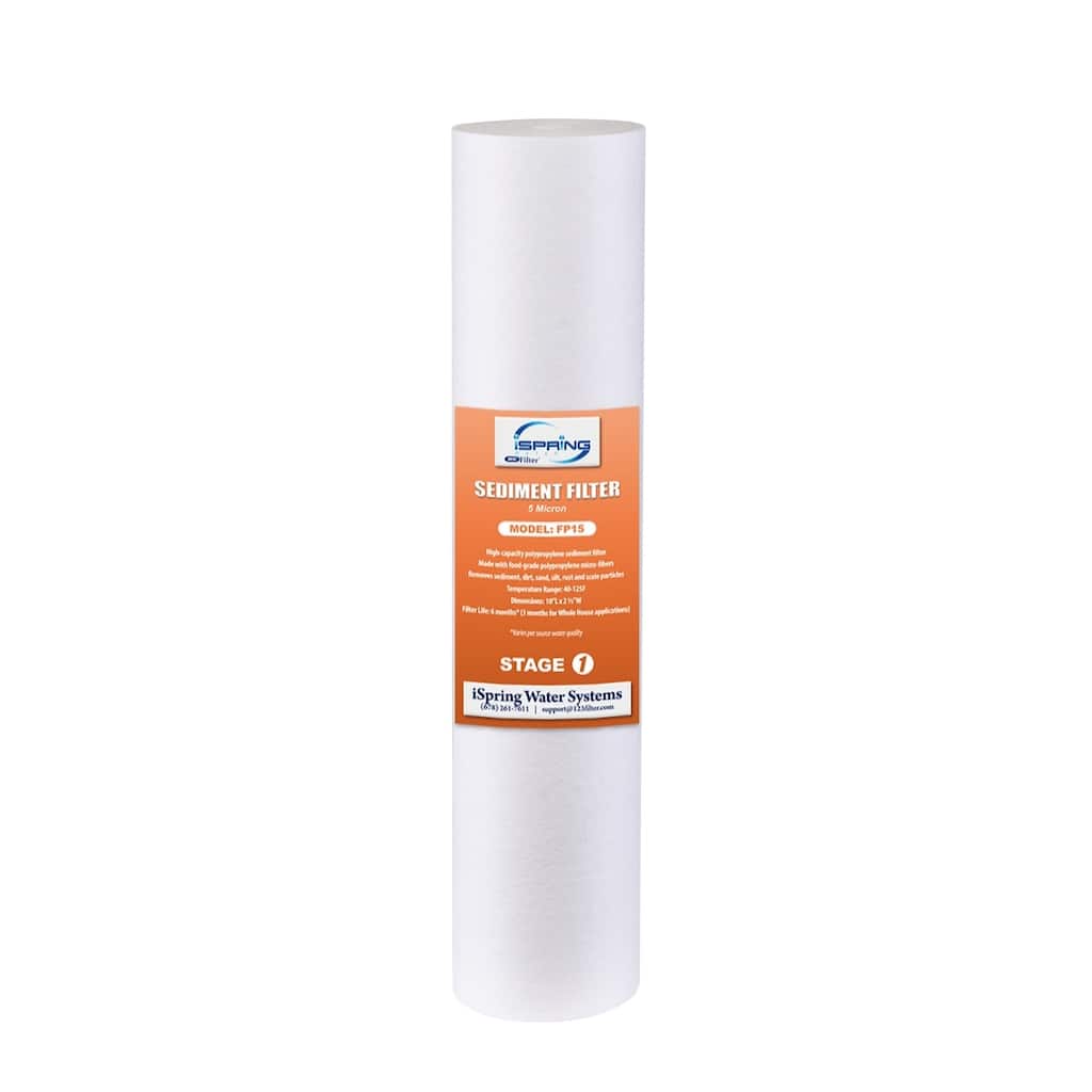 iSpring FP15 5 micron 10"x2.5" Universal Sediment Filter Cartridges