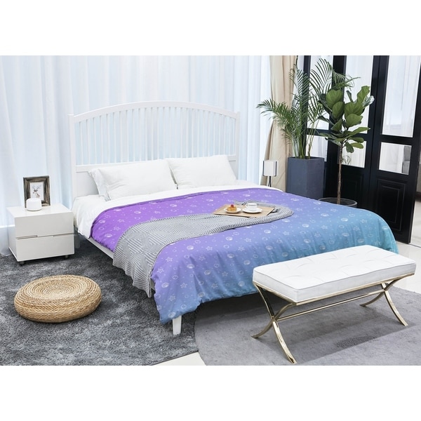 Katelyn Elizabeth Purple Blue Seashell Pattern Comforter Katelyn Elizabeth Purple Blue Seashell Pattern Comforter Free Shipping Today 27385482