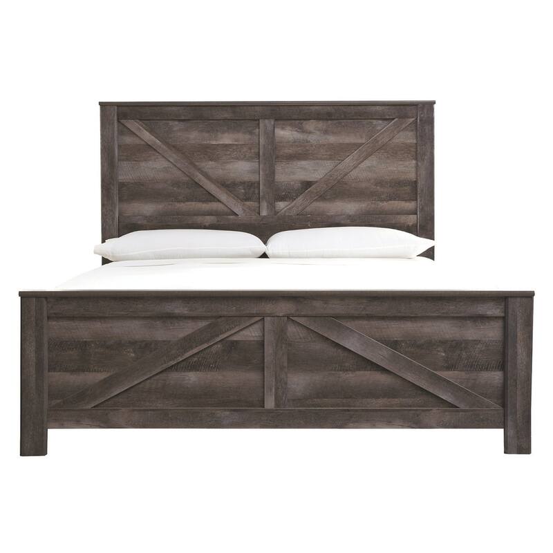 Wynnlow Cross-Buck Panel Bed.
