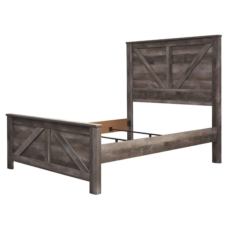 Wynnlow Cross-Buck Panel Bed.