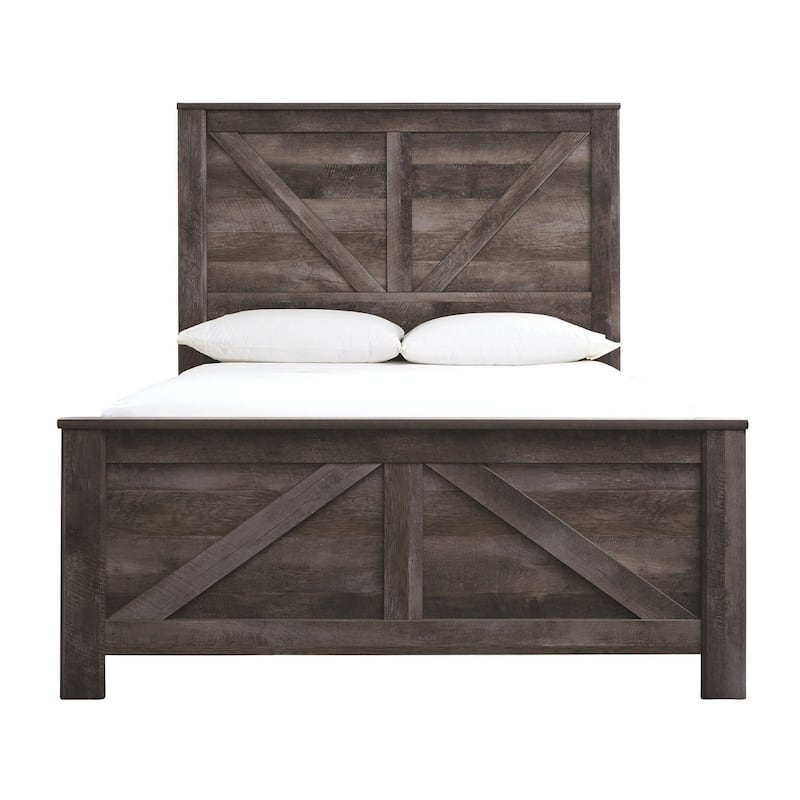 Wynnlow Cross-Buck Panel Bed.