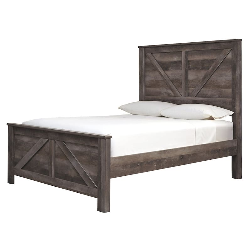 Wynnlow Cross-Buck Panel Bed.