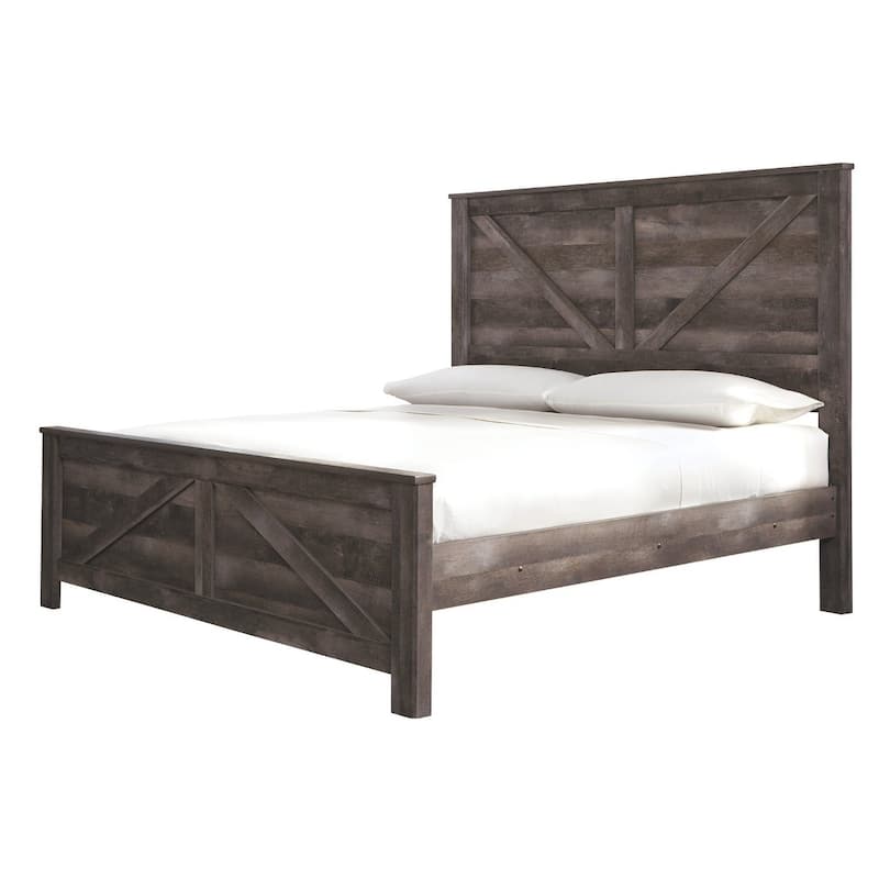 Wynnlow Cross-Buck Panel Bed.