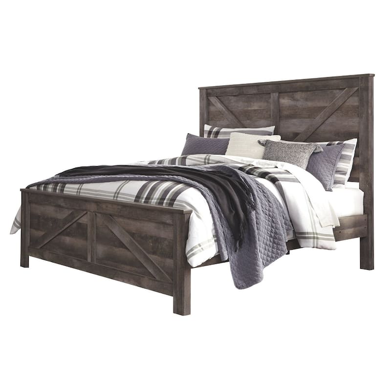 Wynnlow Cross-Buck Panel Bed.