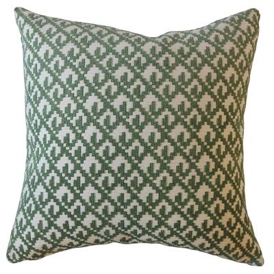 Tadewi Crewel Throw Pillow Malachite