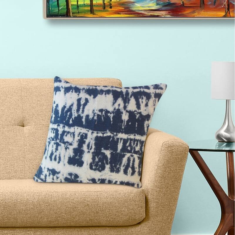 Yasen Tie Dye Throw Pillow Indigo On Sale Bed Bath & Beyond 27386295