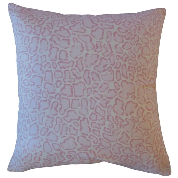 Urit Animal Print Throw Pillow Pink