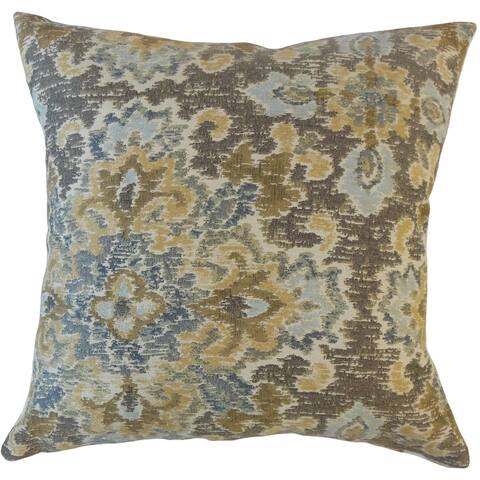 Callias Ikat Throw Pillow Heather