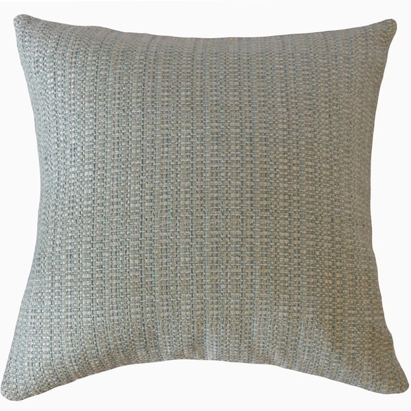Fauve Solid Throw Pillow Mist