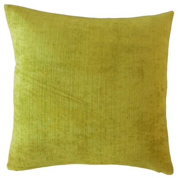 Naiser Solid Throw Pillow Chartreuse