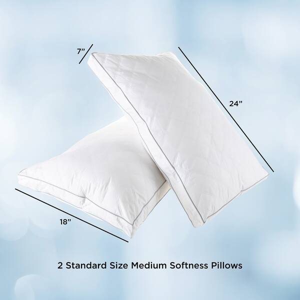 Shop Hypoallergenic Pillows Medium Soft Plush 100 Percent Cotton