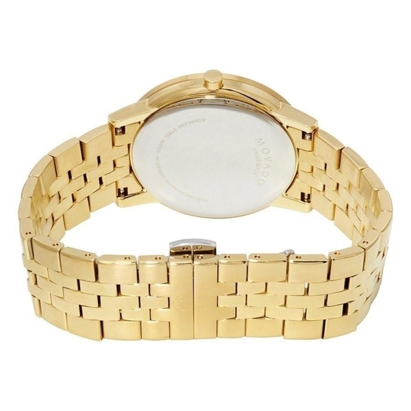movado classic museum gold