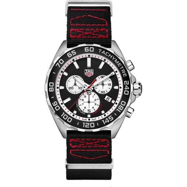 formula 1 chronograph black dial men's watch