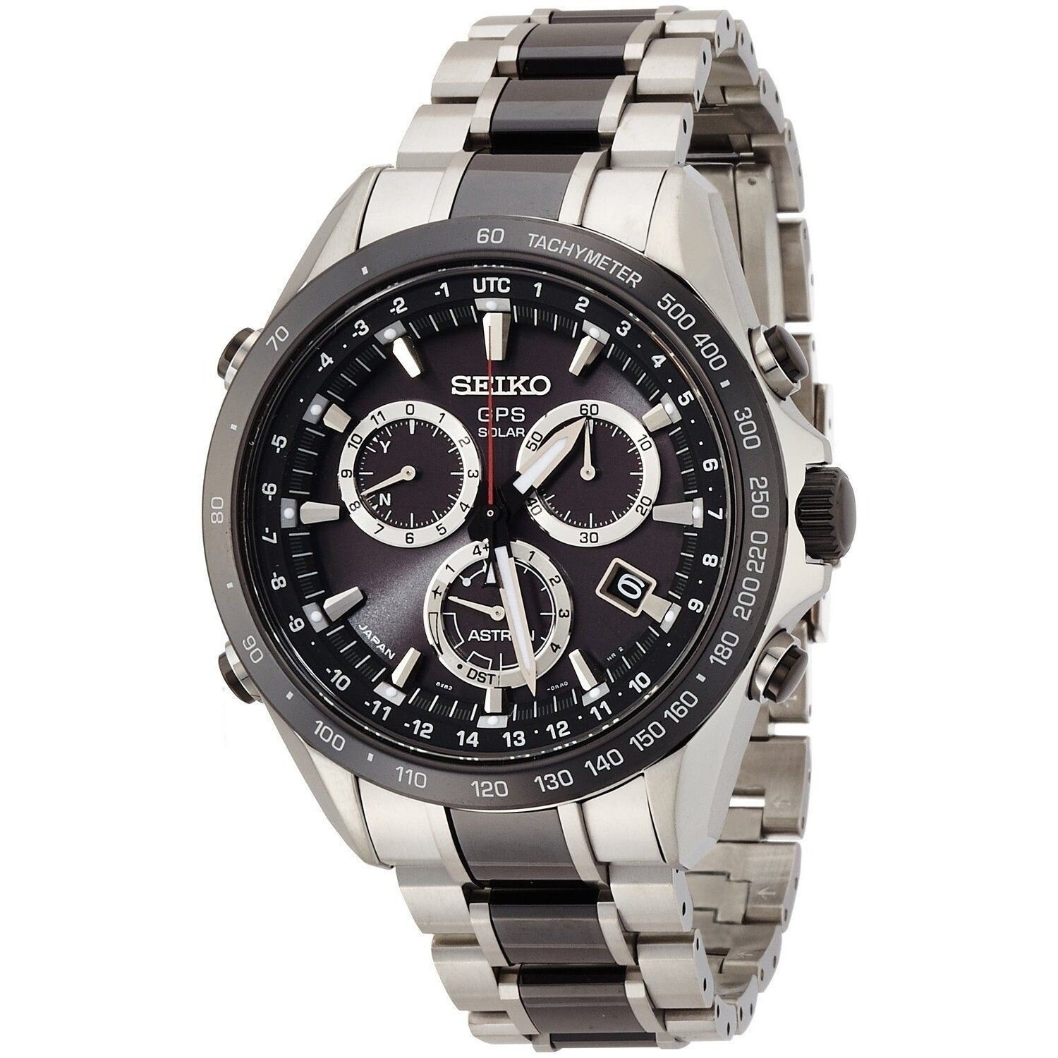 astron solar chronograph bicolor
