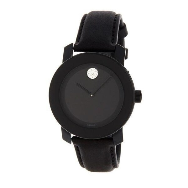 movado black diamond