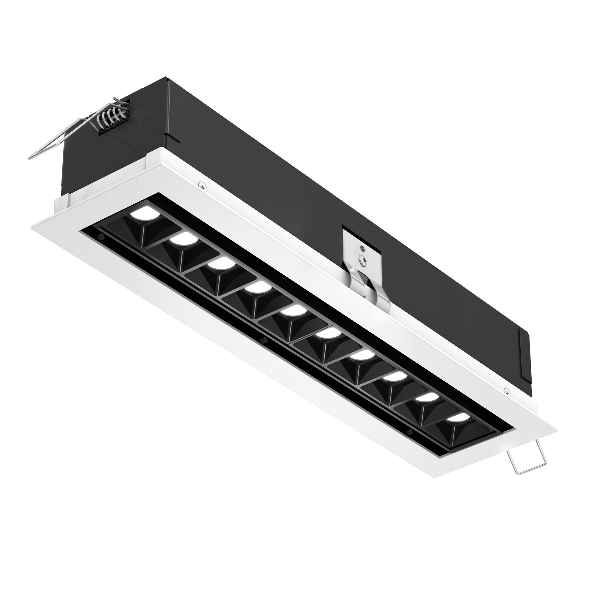 Dals Recessed Linear With 10 Directional Mini Spot Lights 13 Dals Recessed Linear With 10 Directional Mini Spot Lights 13