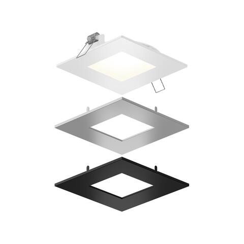 DALS 4 inch Square LED Panel Light - 4"