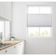 preview thumbnail 3 of 3, Arlo Blinds White Light Filtering 9/16 Top Down Bottom Up Cellular Shade 46.5"W x 48"H
