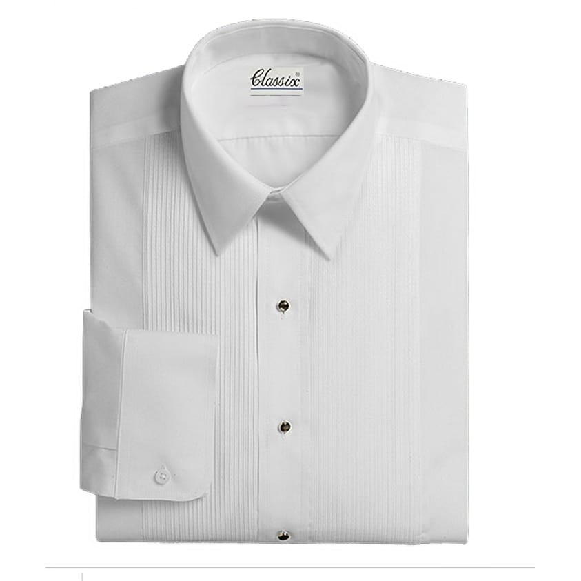 Classix Mens Colored Tuxedo Shirts 1/8 Inch Pleat Wing Collar Classix Mens Colored Tuxedo Shirts 1/8 Inch Pleat Wing Collar