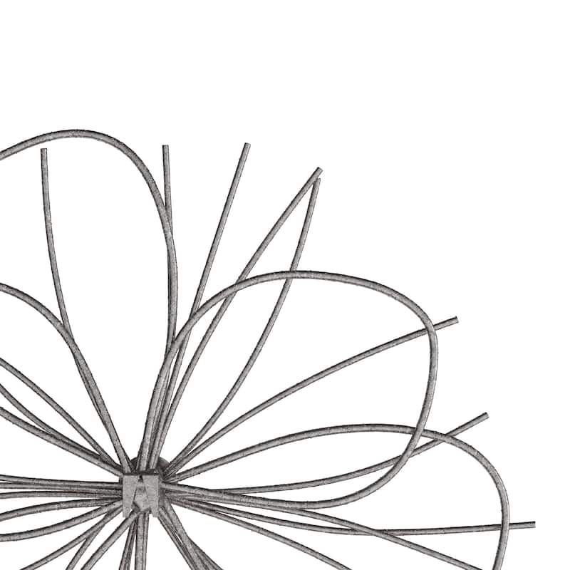 Carson Carrington Flower Sculpture Contemporary Art Wall Decor