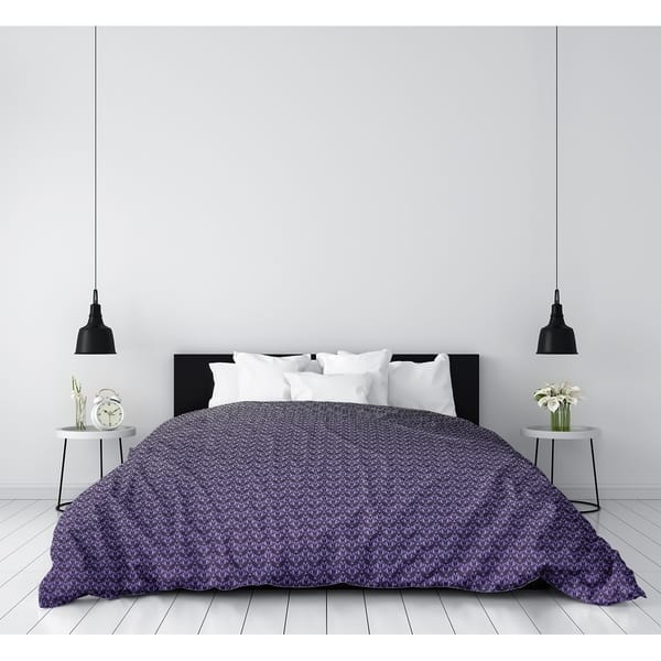 Shop Katelyn Elizabeth Purple Ombre Art Deco Duvet Cover Free