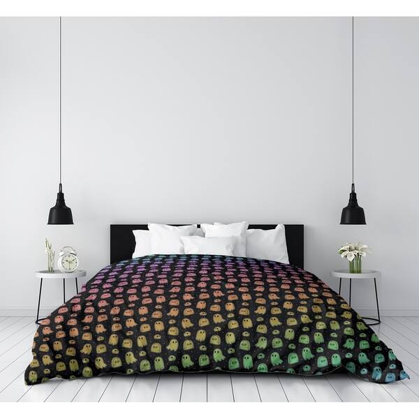 Shop Katelyn Elizabeth Pastel Rainbow Ghost Pattern Duvet Cover