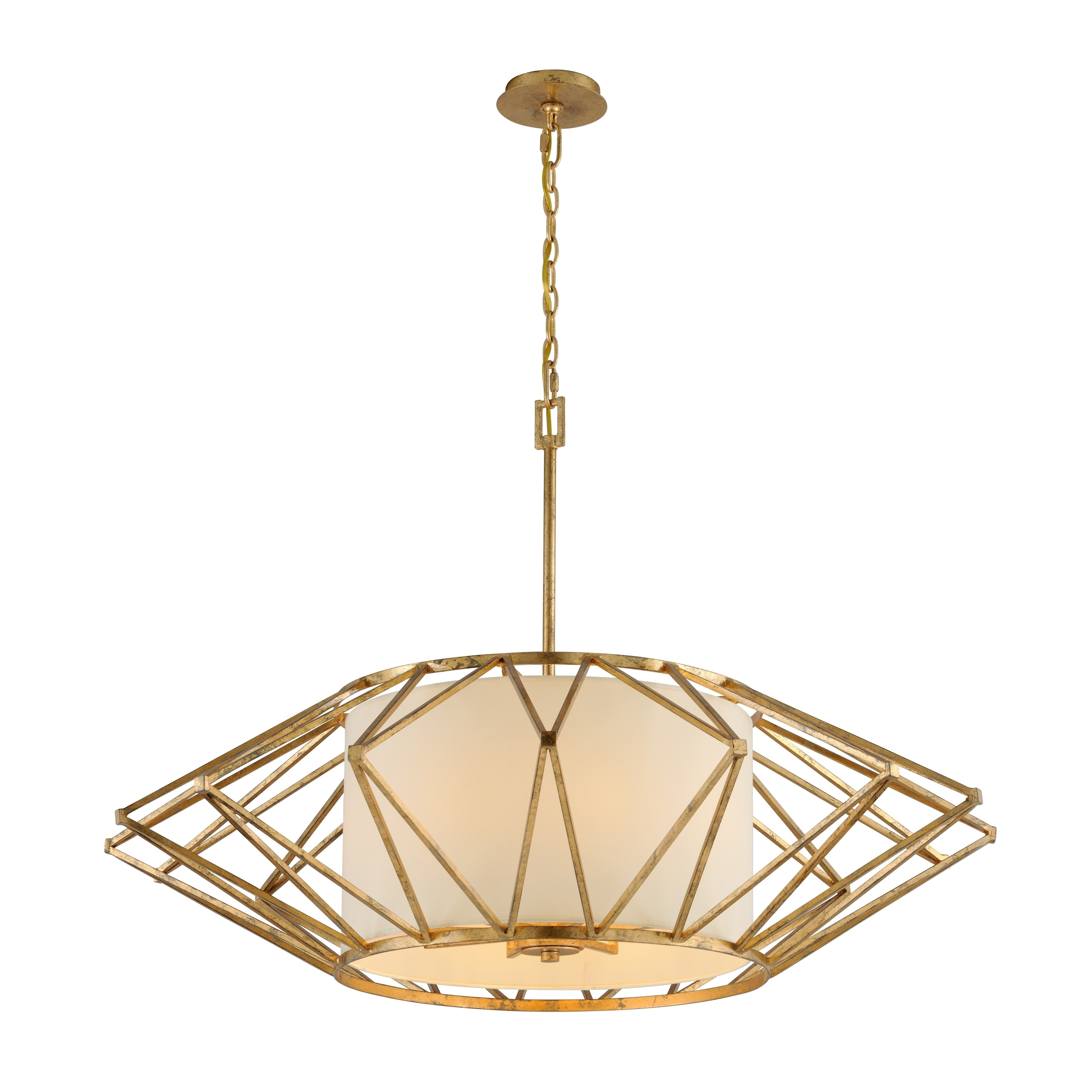 Troy Lighting Calliope 8-light Rustic Gold Leaf Chandelier - Chandeliers For Bedrooms by Overstock.com