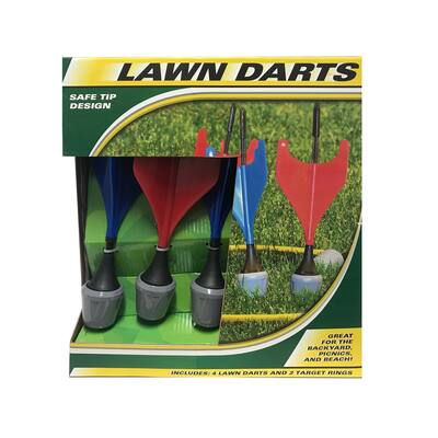 Lawn Darts - Blue - 3.7"Lx3.7"Wx11"H