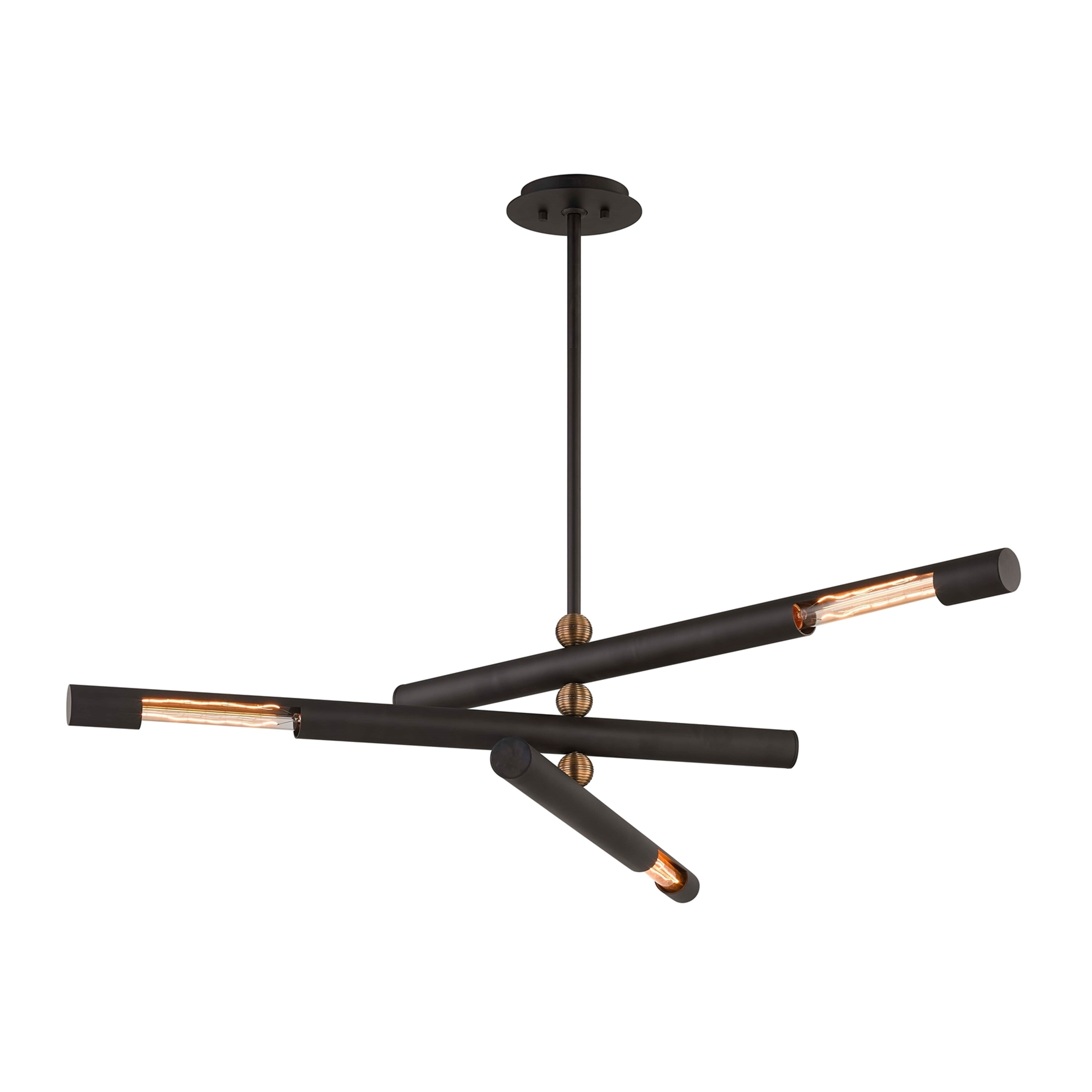 Hendrix 44-inch Chemical Bronze Chandelier - Chandeliers For Bedrooms by Overstock.com