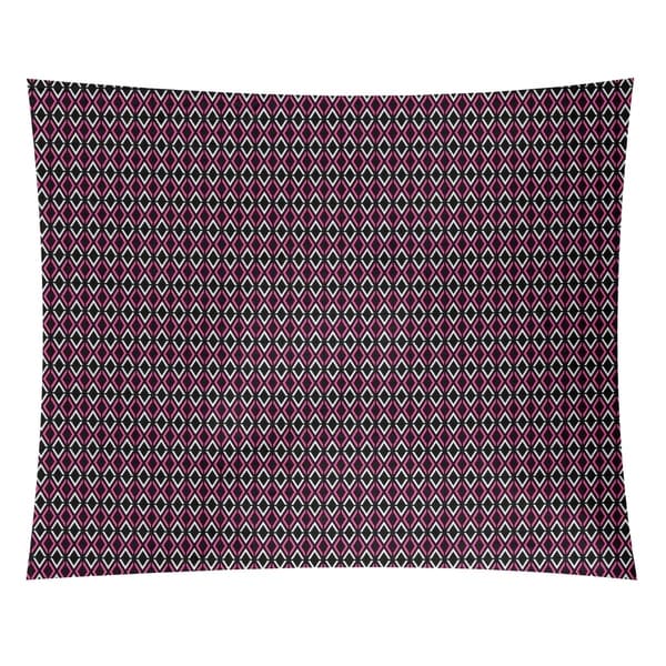 Katelyn Elizabeth Black & Pink Arrow Diamonds Tapestry