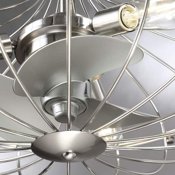 Shop Havana 3 Light Brushed Nickel Ceiling Fan Free