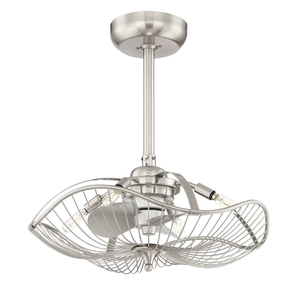 Fifth and Main Auri 4-light Brushed Nickel Ceiling Fan