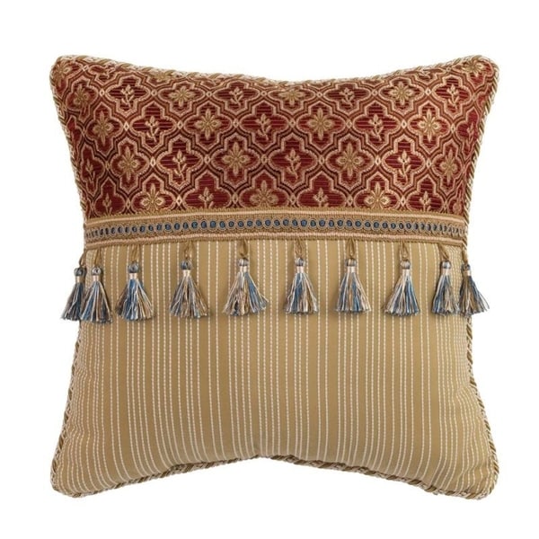 Croscill Arden 16" Tassel Trimmed Fashion Pillow