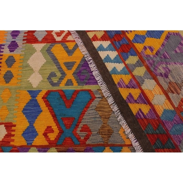 Kilim Cassius Red Brown Hand Woven Wool Rug 6 5 X 9 7 6 Ft 5 In X 9 Ft 7 In 6 Ft 5 In X 9 Ft 7 In On Sale Overstock 27398040
