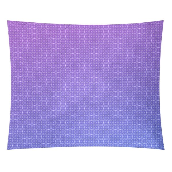 Katelyn Elizabeth Blue & Purple Doily Pattern Tapestry
