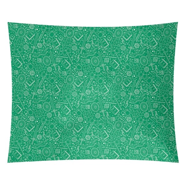 Katelyn Elizabeth Green with White RPG Pattern Tapestry