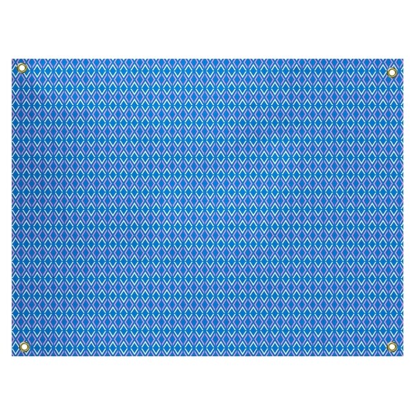Katelyn Elizabeth Blue with Purple Arrow Diamonds Tapestry In/Out